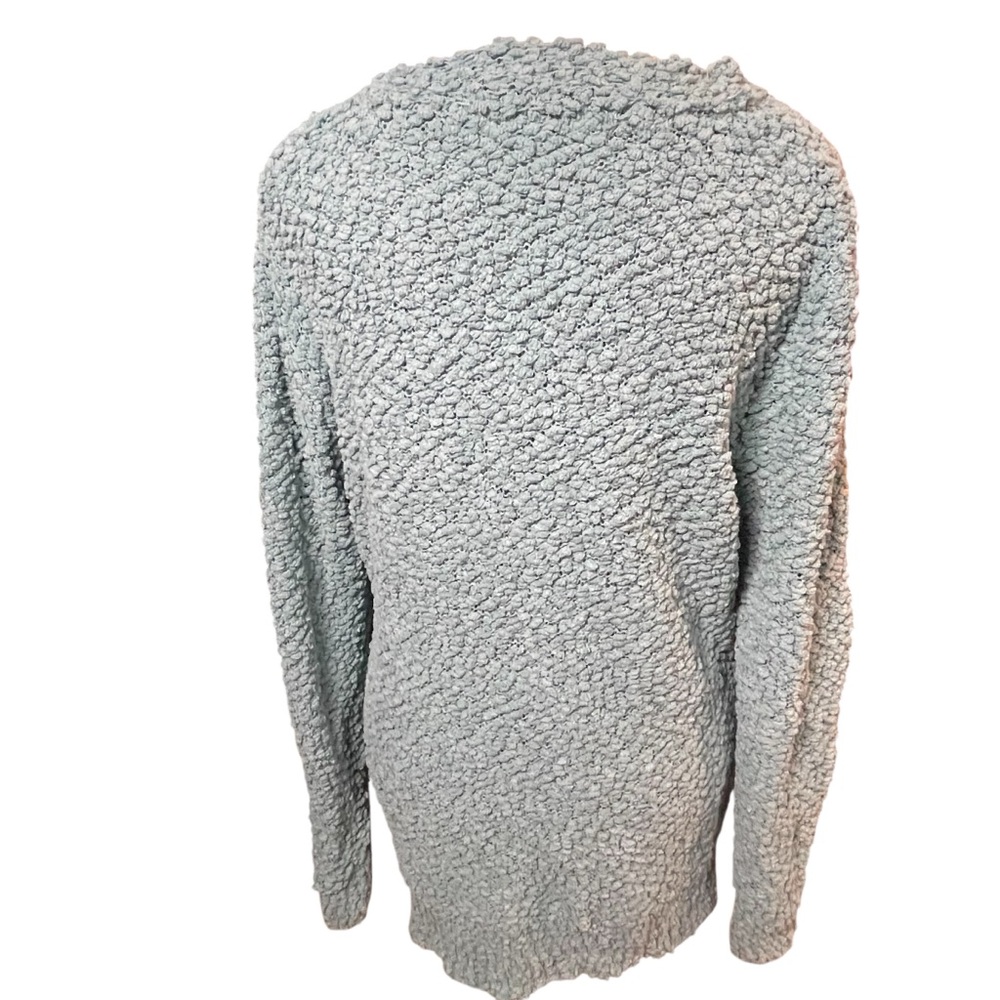 Zenana Outfitters Blue Chunky Knit Cardigan - Picture 3 of 7